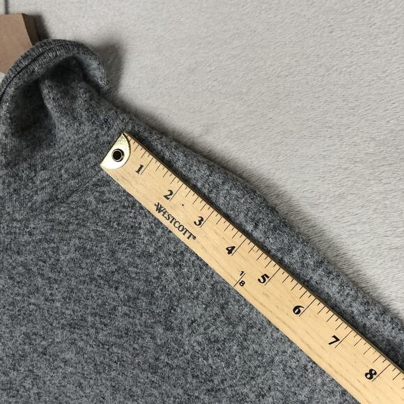 MICHAEL BASTIAN Cotton Linen Wool Blend Hoodie Men's S (40") Gray Sweater L/S - Picture 9 of 11